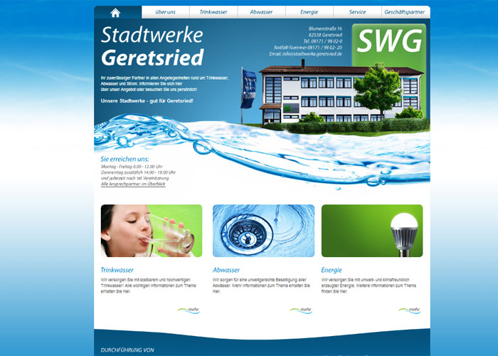 Webdesign Geretsried - Contao für München und Oberland